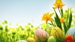 Colorful Easter Eggs Wallpaper 1920x1080px