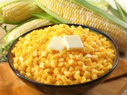 Corn creates more starch as it is aging and because of that it is one of the few vegetables that are good sources of starch carbohydrates.