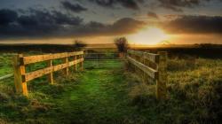 Download Fencing In The Fields wallpaper