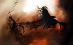 Crow dark messenger