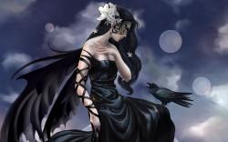 Crow Girl Fantasy Art