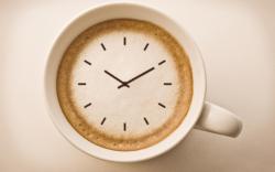 Cup Cappuccino Clock