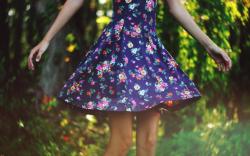 Cute Floral Dress Wallpaper