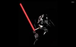 ... Darth Vader and his lightsaber wallpaper 1920x1200 ...