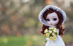 Doll Toy Bouquet Roses