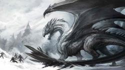 Demon dragon fantasy wallpaper