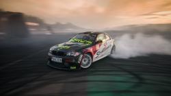BMW M1 Drift Burnout Smoke