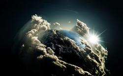 Earth clouds art