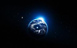 Blue Earth Background