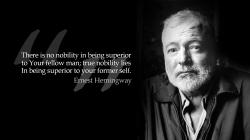 black and white quotes grayscale monochrome Ernest Hemingway wallpaper background