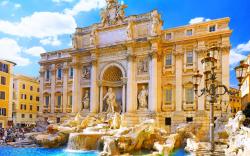 The Trevi Fountain, Rome, Italy, Europe