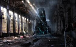 The ruins of the factory 32198