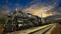 Fantastic Santa Fe Steam Train Hdr Hd Desktop Background HD wallpapers