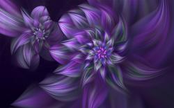 Fantastic Purple Flowers Wallpaper 10340