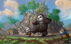 Fantasy Panda Cartoon Art