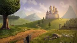 Fantasy Castle Wallpaper Widescreen HD