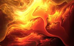 Abstraction fiery colors of lava wallpaper 1920x1200.