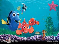 "Finding Nemo" Pixar cartoon movie desktop wallpaper number 1 (1024 x 768 pixels