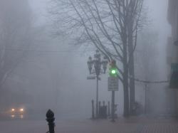 A Foggy Town HD wallpapers
