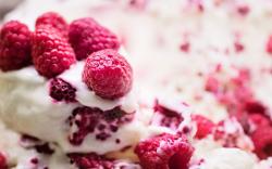 Food Ice Cream Raspberries Berry