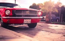 Ford Mustang California Car Parking Street
