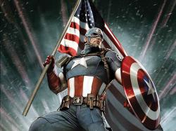 3D Captain America Hd Background Wallpaper 16 Thumb