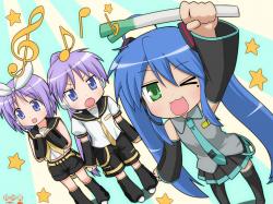Free Lucky Star Vocaloid Wallpaper Download The 1024x768px