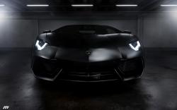 Garage Lamborghini Aventador Lights