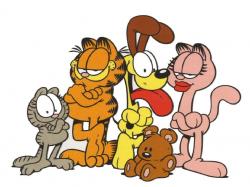 Garfield was created by Jim Davis and premiered in comics in 1972. Both have been enormous successes with a long lasting and enduring appeal.