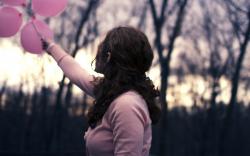 Mood Girl Balloons Pink