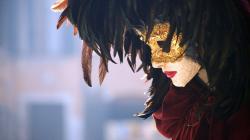 Carnival of Venice Girl Mask