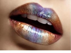Glitter lips Wallpaper