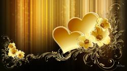 Hd Hearts Of Gold Wallpaper Download Free Xpx