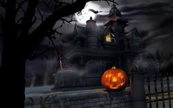 Scary Halloween 2012 Graveyard HD Wallpaper