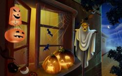 Scary-Halloween-2012-Outdoor-Decorations-HD-Wallpaper-2