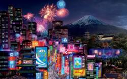 Tokyo City in Cars 2