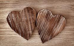 Love Hearts Wood