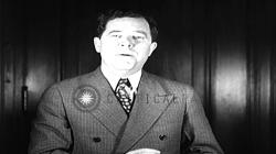 Governor Huey Long in his speech lashes out at his critics in Louisiana. HD Stock Footage