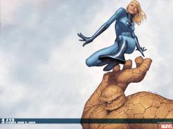 Fantastic Four Invisible Woman Marvel Comics Thin 1024x768