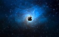 Apple Galaxy Blue iPhone Panoramic Wallpaper | Projects to Try | Pinterest