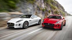 2015 Jaguar F-Type Coupe and F-Type R Coupe - Front Wallpaper