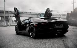 Lamborghini Aventador black #5