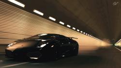 Lamborghini Car Tunnel Lights