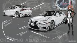 Lexus IS ZERO prototype by P-Shinobi