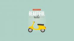 Life Is A Beautiful Ride Typography