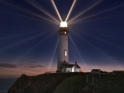 lighthouse. "