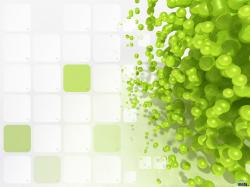 Lime Green Molecule Backgrounds Wallpapers
