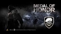 Medal of Honor PlayStation 3 Splash screen with dynamic background image.