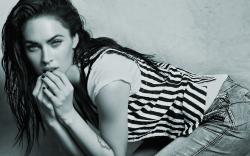 Megan fox greyscale Wallpapers Pictures Photos Images. «