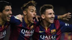 Luis Suarez, Neymar and Lionel Messi (Getty)